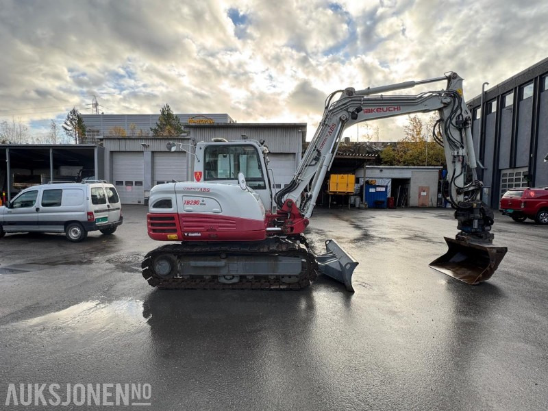 2015 Takeuchi TB290 beltegraver – tiltrotator, servicehistorikk, sentralsmøring og Webasto – godt utstyrt - Bager: slika 3 2015 Takeuchi TB290 beltegraver – tiltrotator, servicehistorikk, sentralsmøring og Webasto – godt utstyrt - Bager: slika 3