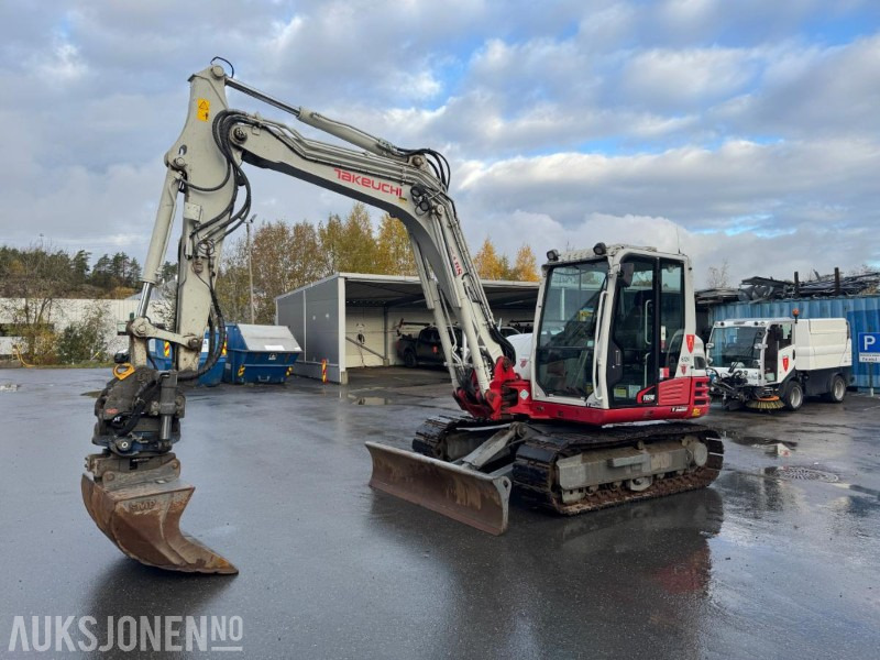 2015 Takeuchi TB290 beltegraver – tiltrotator, servicehistorikk, sentralsmøring og Webasto – godt utstyrt - Bager: slika 1 2015 Takeuchi TB290 beltegraver – tiltrotator, servicehistorikk, sentralsmøring og Webasto – godt utstyrt - Bager: slika 1