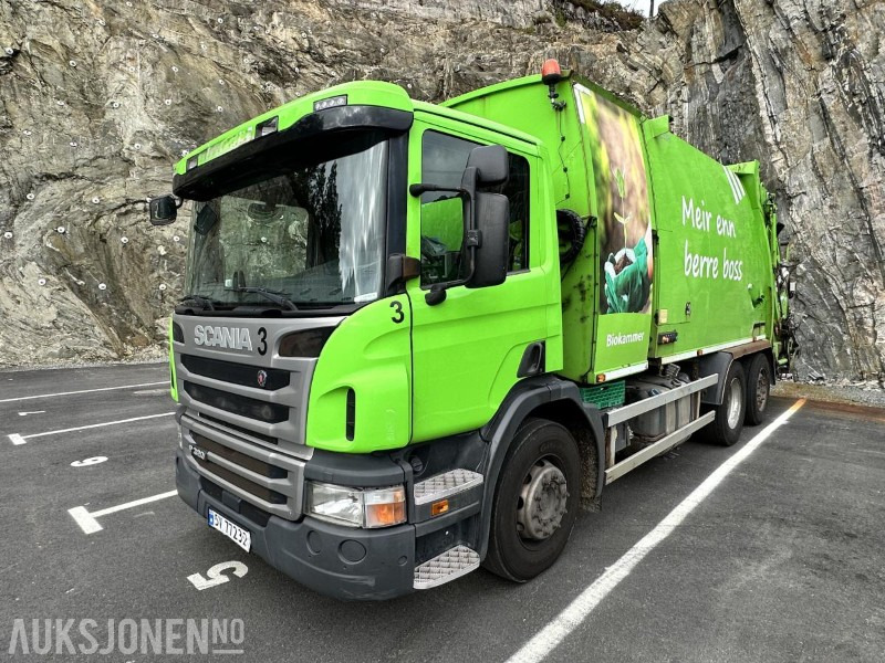 2016 Scania P320 Komprimatorbil - 2 kammer Inkl. biokammer/MTM påbygg - Kamion za smeće: slika 1 2016 Scania P320 Komprimatorbil - 2 kammer Inkl. biokammer/MTM påbygg - Kamion za smeće: slika 1