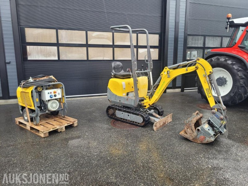 2016 Wacker Neuson 803 Dual Power, 2 skuffer, Elektro-hydraulisk aggregat (HPU) - Mini bager: slika 1 2016 Wacker Neuson 803 Dual Power, 2 skuffer, Elektro-hydraulisk aggregat (HPU) - Mini bager: slika 1