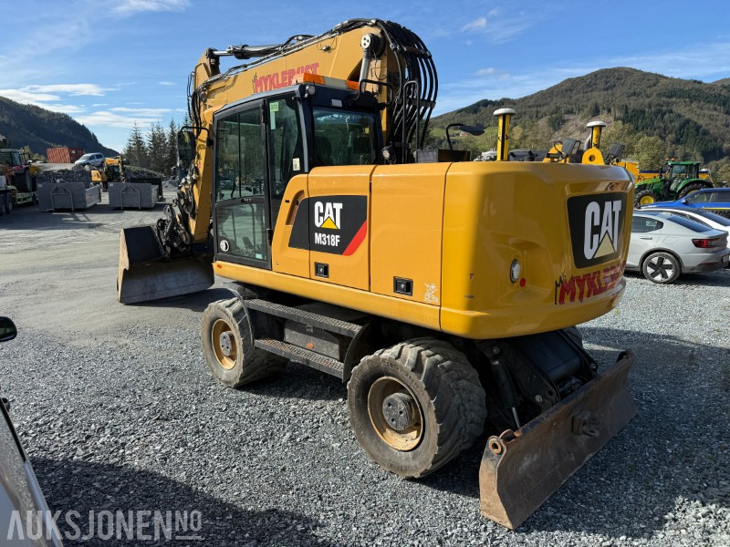 2018 Velholdt Cat M318F Hjulgraver med OilQuick Rototilt R6, 9577 timer - Bager: slika 4 2018 Velholdt Cat M318F Hjulgraver med OilQuick Rototilt R6, 9577 timer - Bager: slika 4