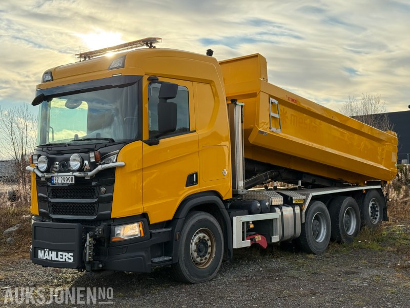 2019 Scania R580 8x4 - Krokbil - Brøyterigget - Underliggende skjær - Kamion sa hidrauličnom kukom: slika 1 2019 Scania R580 8x4 - Krokbil - Brøyterigget - Underliggende skjær - Kamion sa hidrauličnom kukom: slika 1