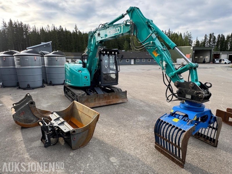 2020 Kobelco SK75SR-7 GRAVEMASKIN MED 2 SKUFFER OG SORTERINGSKLYPE - Bager: slika 2 2020 Kobelco SK75SR-7 GRAVEMASKIN MED 2 SKUFFER OG SORTERINGSKLYPE - Bager: slika 2