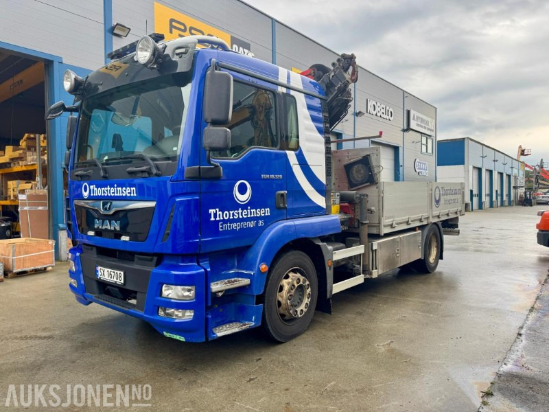 2020 MAN TGM 18.320 BL Kranbil - Palfinger PK 18502-SH E - 4x2 - Eu-godkjent til 10/26 - Km: 147 757 - Kran: 3584 t - Kamion sa dizalicom: slika 1 2020 MAN TGM 18.320 BL Kranbil - Palfinger PK 18502-SH E - 4x2 - Eu-godkjent til 10/26 - Km: 147 757 - Kran: 3584 t - Kamion sa dizalicom: slika 1