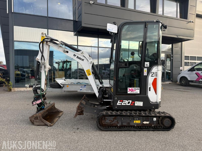 2021 Bobcat E20Z minigraver - servicehistorikk - 2 skuffer. - Mini bager: slika 1 2021 Bobcat E20Z minigraver - servicehistorikk - 2 skuffer. - Mini bager: slika 1