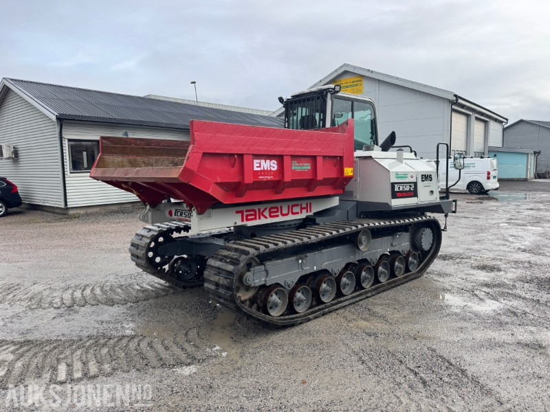 2021 Takeuchi TCR50-2 beltedumper 180° roterende kasse, kamera, 269 timer - Kiper: slika 5 2021 Takeuchi TCR50-2 beltedumper 180° roterende kasse, kamera, 269 timer - Kiper: slika 5