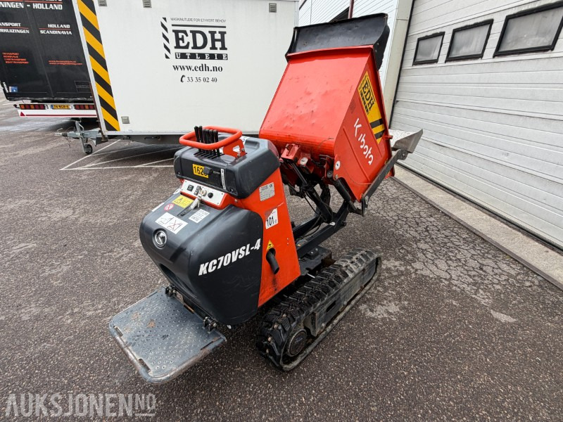 2022 Kubota KC70 minidumper - 7kW - 3600 rpm - Beltebredder - Kiper: slika 5 2022 Kubota KC70 minidumper - 7kW - 3600 rpm - Beltebredder - Kiper: slika 5