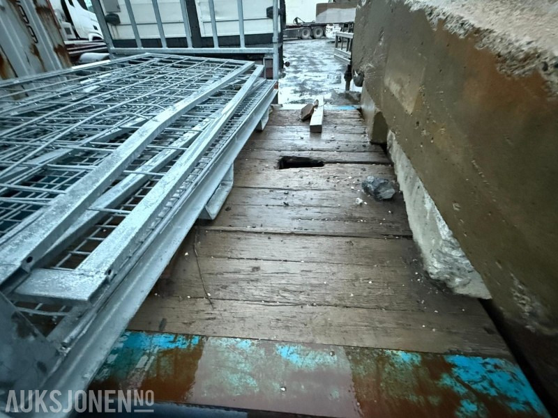 Tovarni sanduk 40 Fots flak til sidelaster - med støttelabber: slika 7