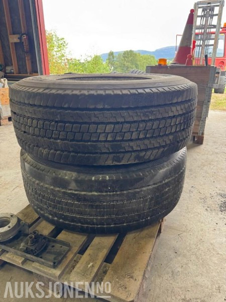 2010 Scania R480 Framhjul - 2 stk komplette framhjul med 385/65R22,5 Bridgestone - Kamion: slika 3 2010 Scania R480 Framhjul - 2 stk komplette framhjul med 385/65R22,5 Bridgestone - Kamion: slika 3