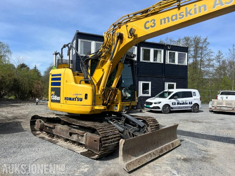 Komatsu PC138 gravemaskin, GPS, Tiltrotator, Smøring, Kamera - Bager: slika 5 Komatsu PC138 gravemaskin, GPS, Tiltrotator, Smøring, Kamera - Bager: slika 5