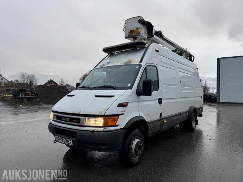 2005 Iveco Daily, Liftbil - UniJet - HPT 65C15, 230.604 km - Nifty lift - VM 140 med personkorg - Sertifisert lift til juni 2026 - Korisno/ Posebno vozilo: slika 1 2005 Iveco Daily, Liftbil - UniJet - HPT 65C15, 230.604 km - Nifty lift - VM 140 med personkorg - Sertifisert lift til juni 2026 - Korisno/ Posebno vozilo: slika 1