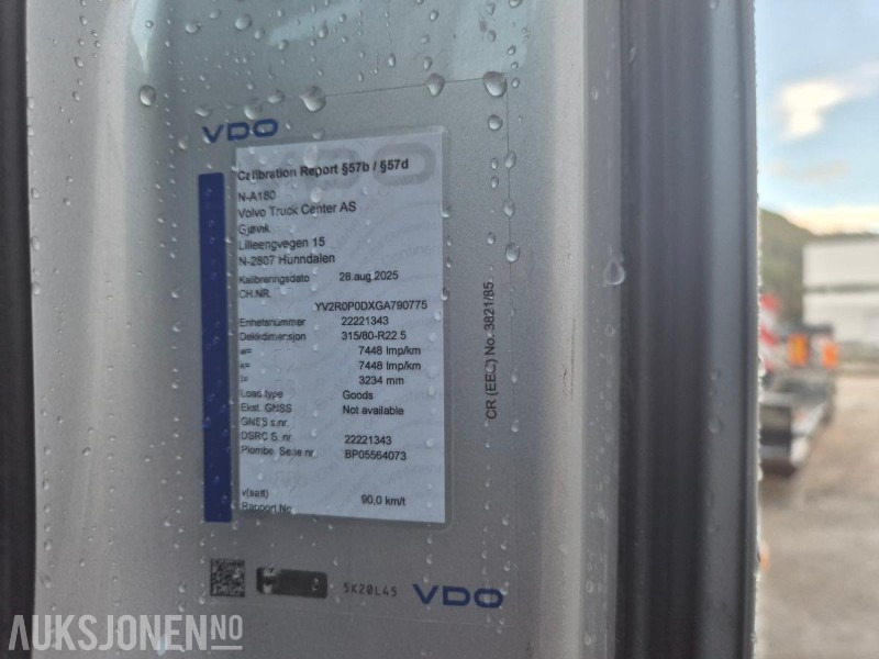 Korisno/ Posebno vozilo 2017 Volvo FH 16 / 750, 8x4+2 Tungtrekker med 2019 Vang 3+1 akslet brønnhenger: slika 41 Korisno/ Posebno vozilo 2017 Volvo FH 16 / 750, 8x4+2 Tungtrekker med 2019 Vang 3+1 akslet brønnhenger: slika 41