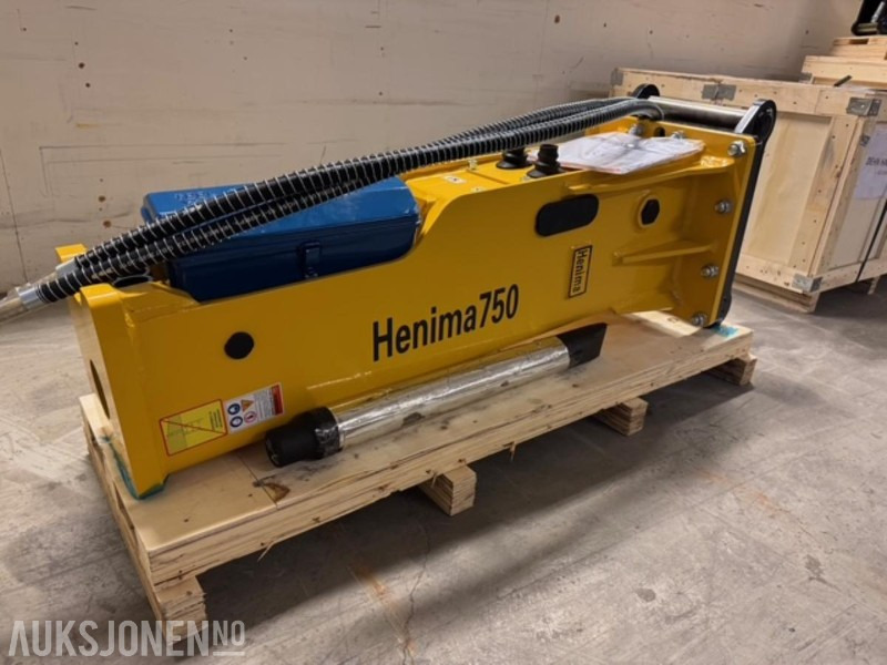 NY HENIMA PIGGHAMMER TIL 6-9 TONNS GRAVEMASKIN S50 M/GARANTI - Hidraulični čekić: slika 3 NY HENIMA PIGGHAMMER TIL 6-9 TONNS GRAVEMASKIN S50 M/GARANTI - Hidraulični čekić: slika 3