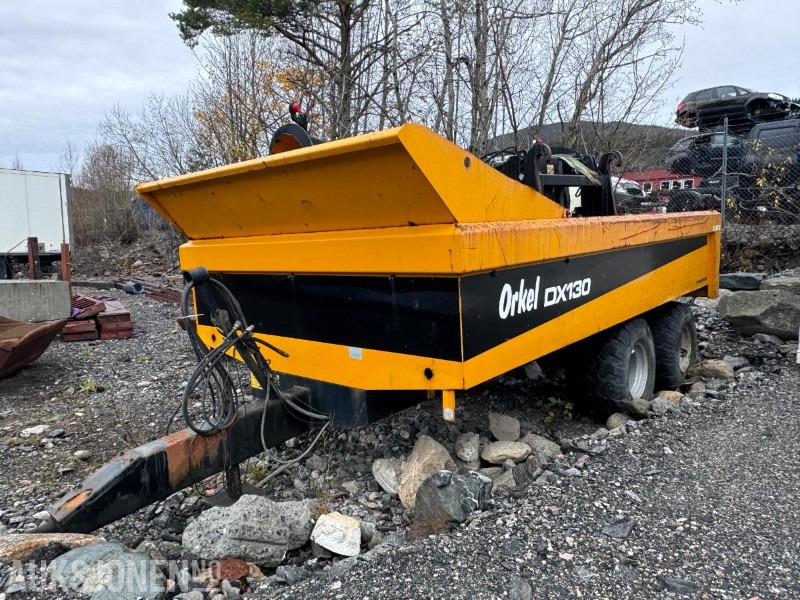 2014 Orkel Dumperhenger / traktorhenger DX130 - Maks nyttelast 13.290 kg - Poljoprivredna mašina: slika 1 2014 Orkel Dumperhenger / traktorhenger DX130 - Maks nyttelast 13.290 kg - Poljoprivredna mašina: slika 1