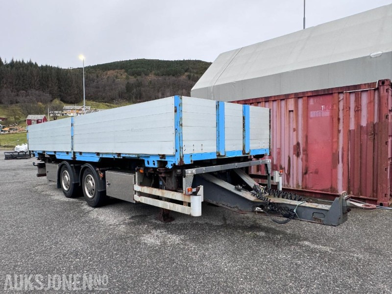 2002 Goebel & Sohn Containerchassi / Boggi kjerre med Køgel 745 Vekselflak med aluminiumskarmer - Prikolica: slika 3 2002 Goebel & Sohn Containerchassi / Boggi kjerre med Køgel 745 Vekselflak med aluminiumskarmer - Prikolica: slika 3