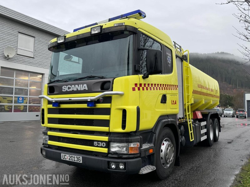 Scania R144 GB 530 - 6X2 - Brannbil / Tankbil - Ziegler FP 8/8 pumpe - 17 m3 tank - Helluft - Vatrogasni kamion: slika 1 Scania R144 GB 530 - 6X2 - Brannbil / Tankbil - Ziegler FP 8/8 pumpe - 17 m3 tank - Helluft - Vatrogasni kamion: slika 1