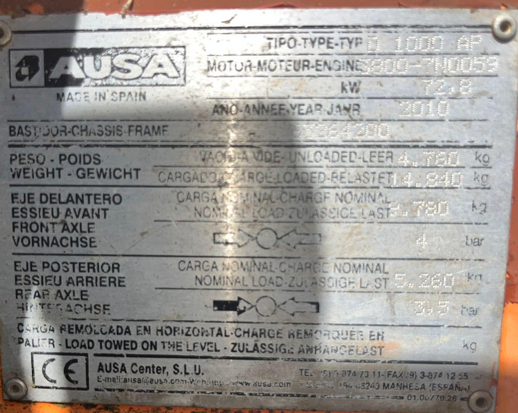 AUSA D1000AP - Kiper: slika 4 AUSA D1000AP - Kiper: slika 4