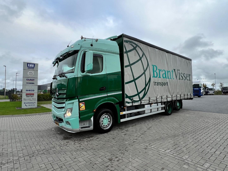Mercedes-Benz Actros 2745 6x2 bakwagen Schuifzeilen - Kamion sa ceradom: slika 1 Mercedes-Benz Actros 2745 6x2 bakwagen Schuifzeilen - Kamion sa ceradom: slika 1