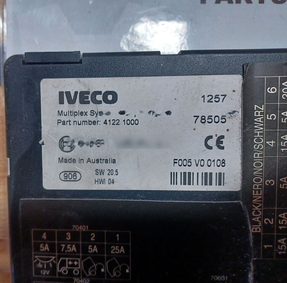 Bosch 41221000 IVECO Stralis truck - Upravljačka jedinica za Kamion: slika 2 Bosch 41221000 IVECO Stralis truck - Upravljačka jedinica za Kamion: slika 2