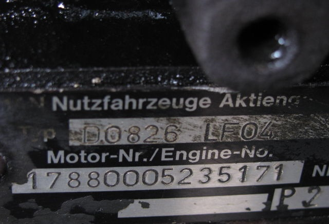 MAN D0826 LF04 232 E2   MAN - Motor za Kamion: slika 2 MAN D0826 LF04 232 E2   MAN - Motor za Kamion: slika 2