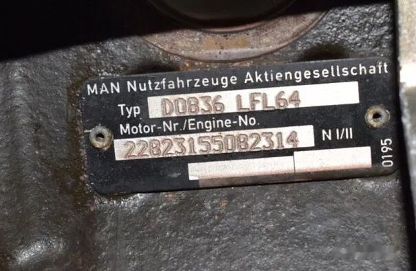 MAN D0836LFL64 MAN tgl tgm - Motor za Kamion: slika 2 MAN D0836LFL64 MAN tgl tgm - Motor za Kamion: slika 2