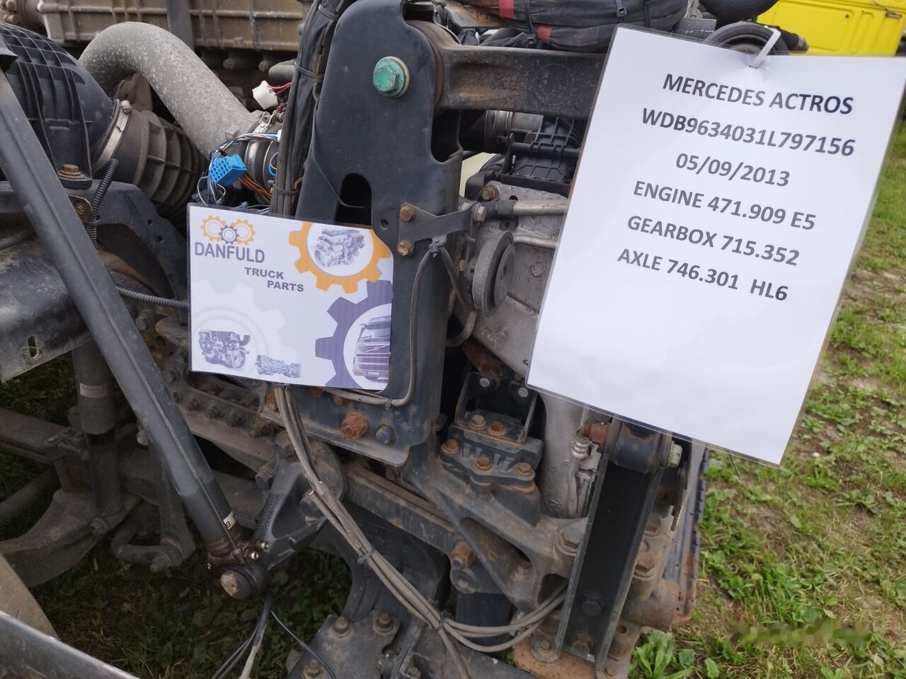 Mercedes-Benz Actros OM471 Mercedes-Benz Actros truck - Ram/ Šasija za Kamion: slika 1 Mercedes-Benz Actros OM471 Mercedes-Benz Actros truck - Ram/ Šasija za Kamion: slika 1