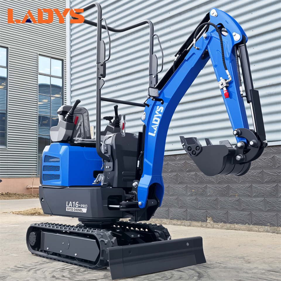 LADYS LA16Pro Mini Excavator CE Certification Kubota Engine(Factory Outlet) Mini Pelle Minibagger Minikoparka Miniexcavadora - Mini bager: slika 5 LADYS LA16Pro Mini Excavator CE Certification Kubota Engine(Factory Outlet) Mini Pelle Minibagger Minikoparka Miniexcavadora - Mini bager: slika 5