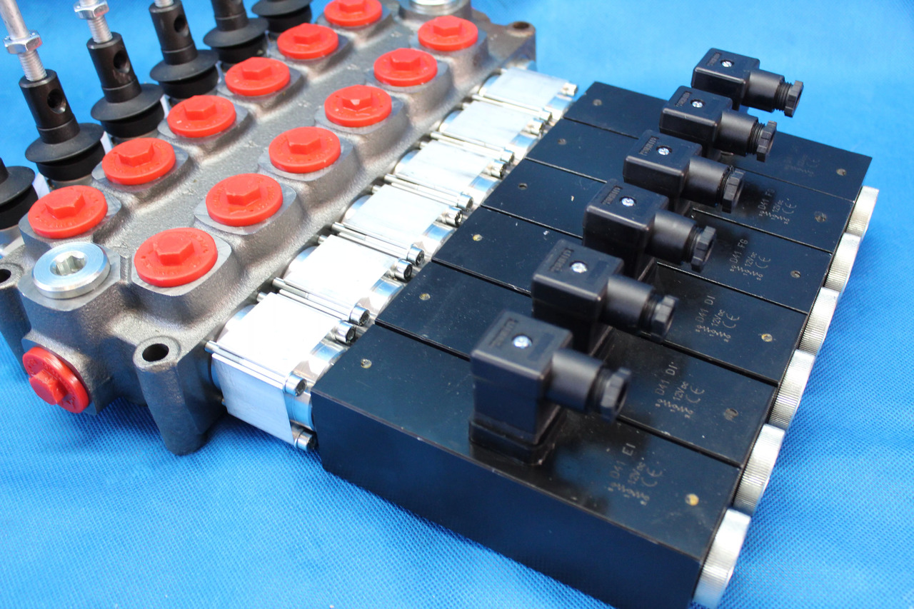 6 Sections Directional Control Valve Galtech Q95 120 l/min 31 GPM Electric solen for HDS-edged and cranes. - Aerodromska oprema: slika 4 6 Sections Directional Control Valve Galtech Q95 120 l/min 31 GPM Electric solen for HDS-edged and cranes. - Aerodromska oprema: slika 4