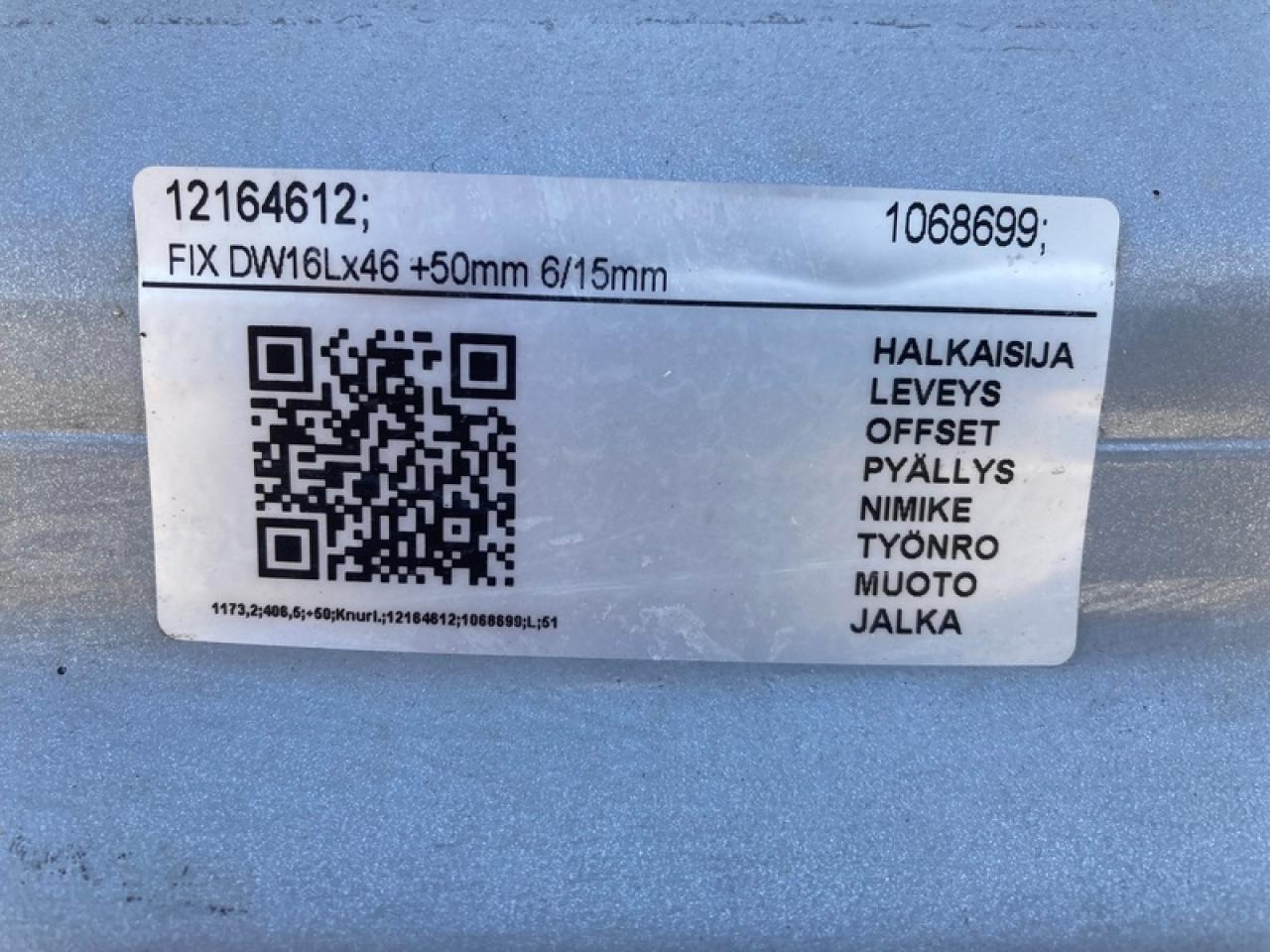 FELGEN HORSCH LEEB GS 16X46" - Felna za Poljoprivredna mašina: slika 4 FELGEN HORSCH LEEB GS 16X46" - Felna za Poljoprivredna mašina: slika 4