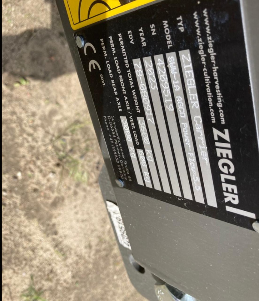 ZIEGLER SCHNEIDWERKSWAGEN AKTION - Prednji deo kombajna: slika 4 ZIEGLER SCHNEIDWERKSWAGEN AKTION - Prednji deo kombajna: slika 4