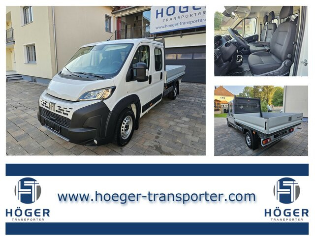 FIAT Ducato 140 DOKA Pritsche 2,9 Meter Klima DAB - Dostavno vozilo s ravnom platformom, Dostavno vozilo sa duplom kabinom: slika 1 FIAT Ducato 140 DOKA Pritsche 2,9 Meter Klima DAB - Dostavno vozilo s ravnom platformom, Dostavno vozilo sa duplom kabinom: slika 1