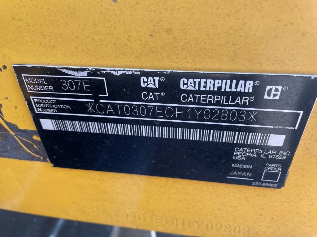 CAT 307E - Bager guseničar: slika 3 CAT 307E - Bager guseničar: slika 3