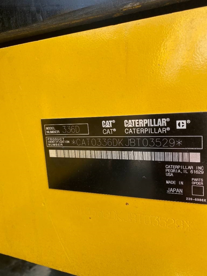 CAT 336 - Bager guseničar: slika 4 CAT 336 - Bager guseničar: slika 4