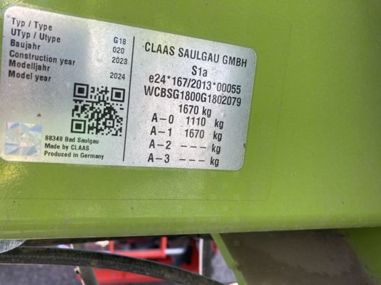 Claas LINER 1800 TWIN - Prevrtač/ Grabuljač: slika 3 Claas LINER 1800 TWIN - Prevrtač/ Grabuljač: slika 3
