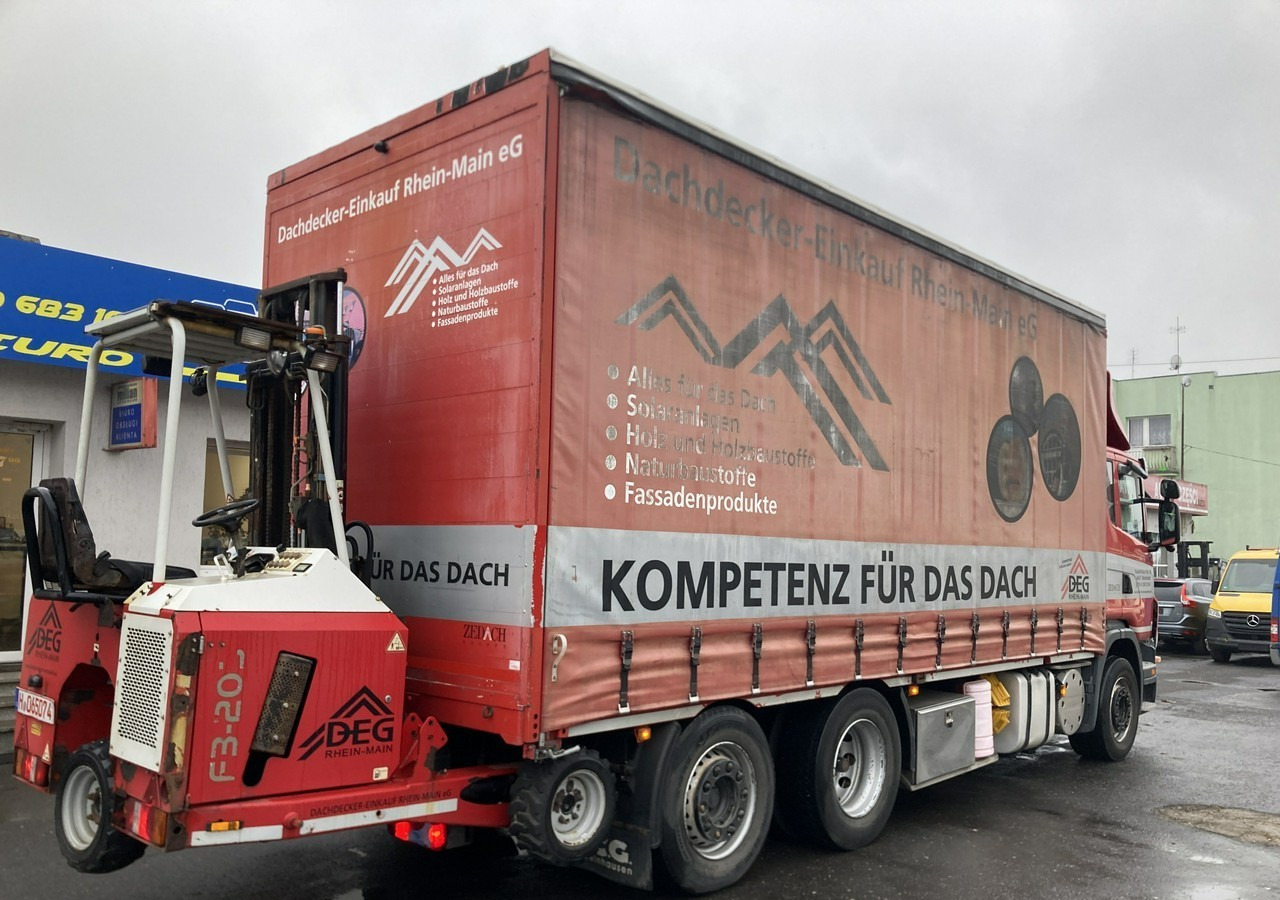 Inna Inny Scania G320 Wózek PALFINGER Firanka Plandeka plandeka Moffett - Kamion sa ceradom: slika 4 Inna Inny Scania G320 Wózek PALFINGER Firanka Plandeka plandeka Moffett - Kamion sa ceradom: slika 4
