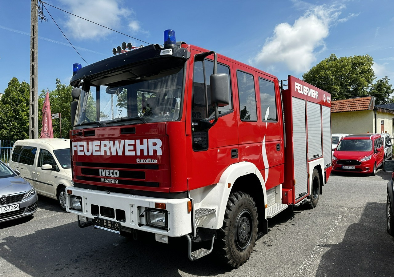 Vatrogasni kamion Iveco Inny Iveco Iveco Magirus FF95E Straż Pożarna Gaśnicza 4X4 Metz 96 jak Nowa: slika 8