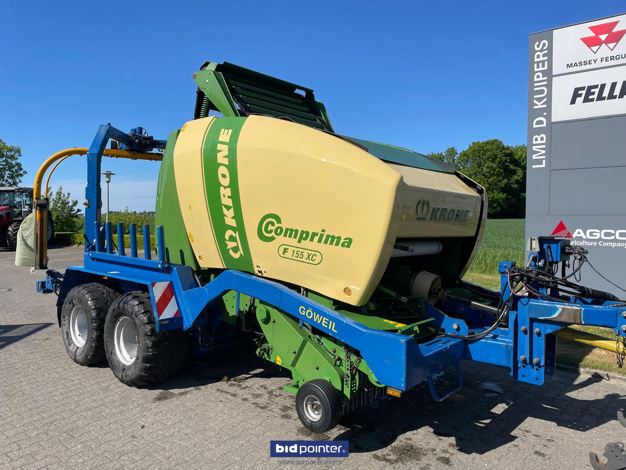 Krone Comprima F 155 XC - Balirka za okrugle bale: slika 1 Krone Comprima F 155 XC - Balirka za okrugle bale: slika 1