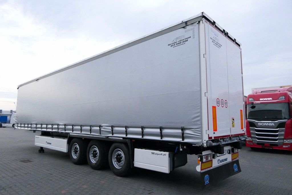 Krone CURTAINSIDER/PALLET BOX/LIFTED AXLE/2018 YEAR - Poluprikolica sa ceradom: slika 4 Krone CURTAINSIDER/PALLET BOX/LIFTED AXLE/2018 YEAR - Poluprikolica sa ceradom: slika 4