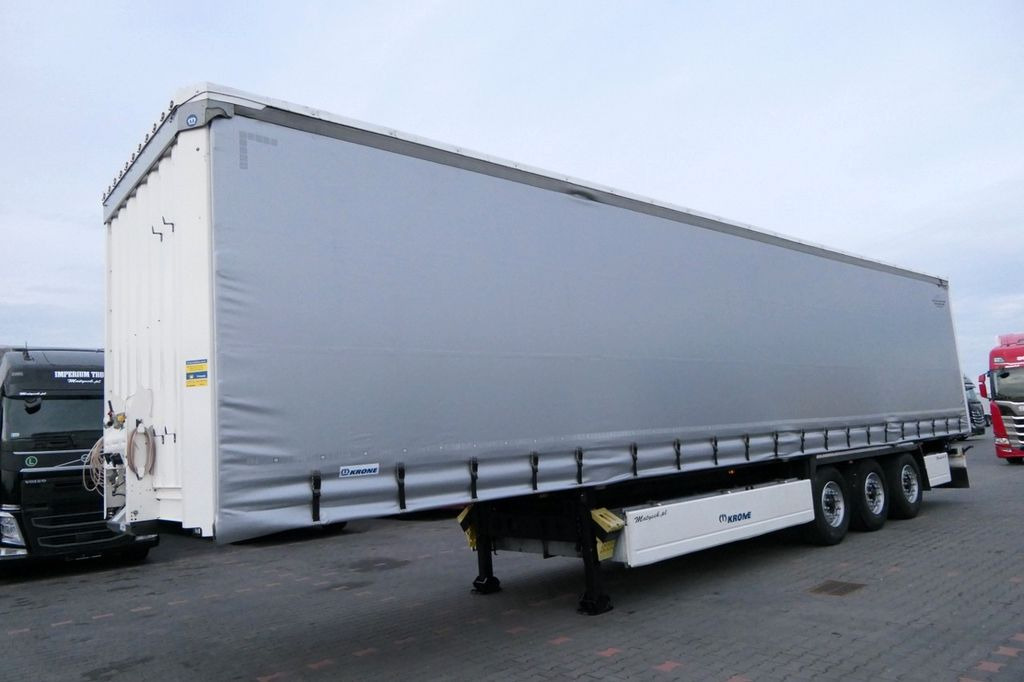 Krone CURTAINSIDER/PALLET BOX/LIFTED AXLE/2018 YEAR - Poluprikolica sa ceradom: slika 2 Krone CURTAINSIDER/PALLET BOX/LIFTED AXLE/2018 YEAR - Poluprikolica sa ceradom: slika 2