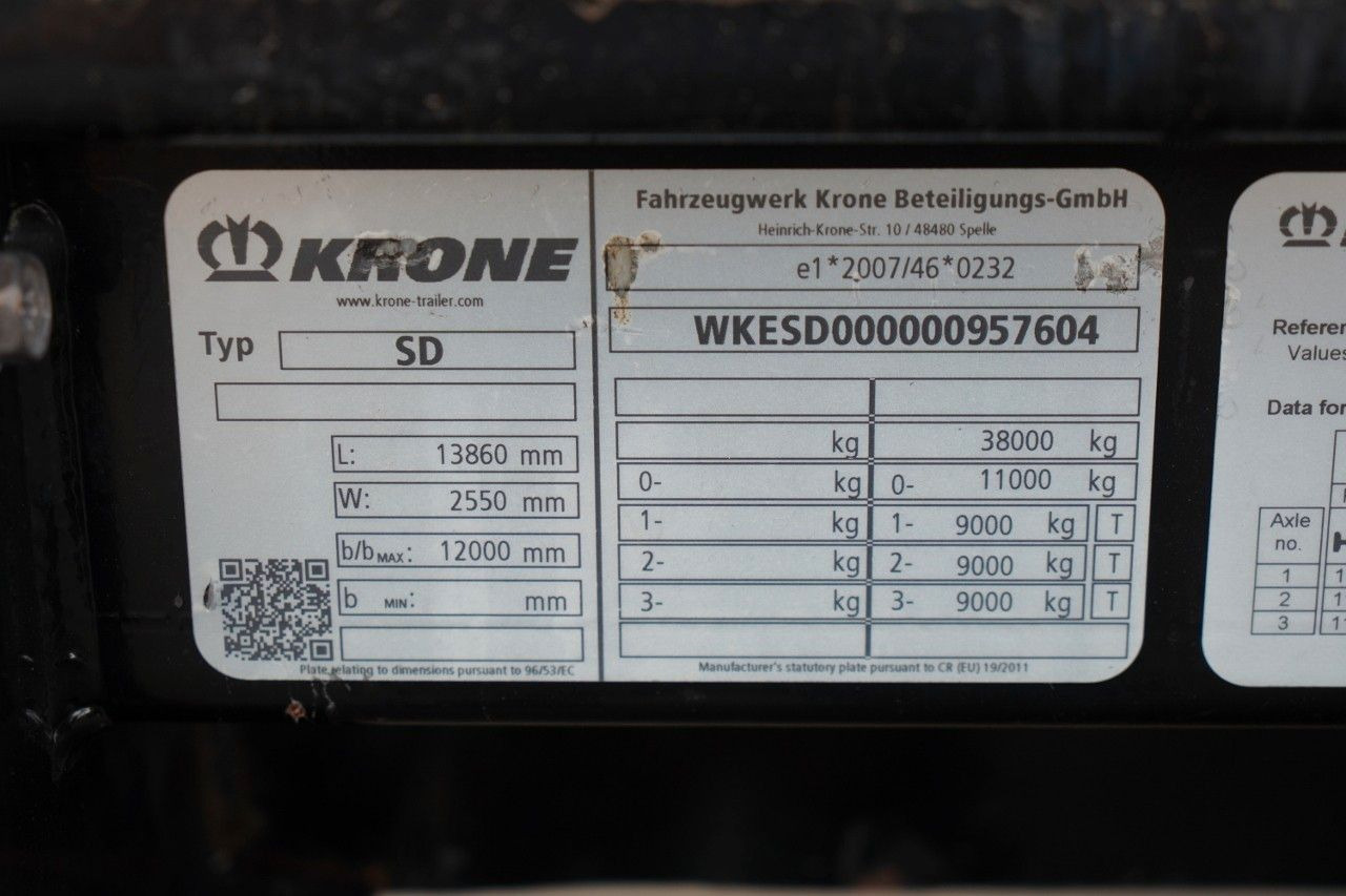 Poluprikolica sa ceradom Krone FIRANKA / STANDARD / 2021 ROK / KOSZ NA PALETY /: slika 19