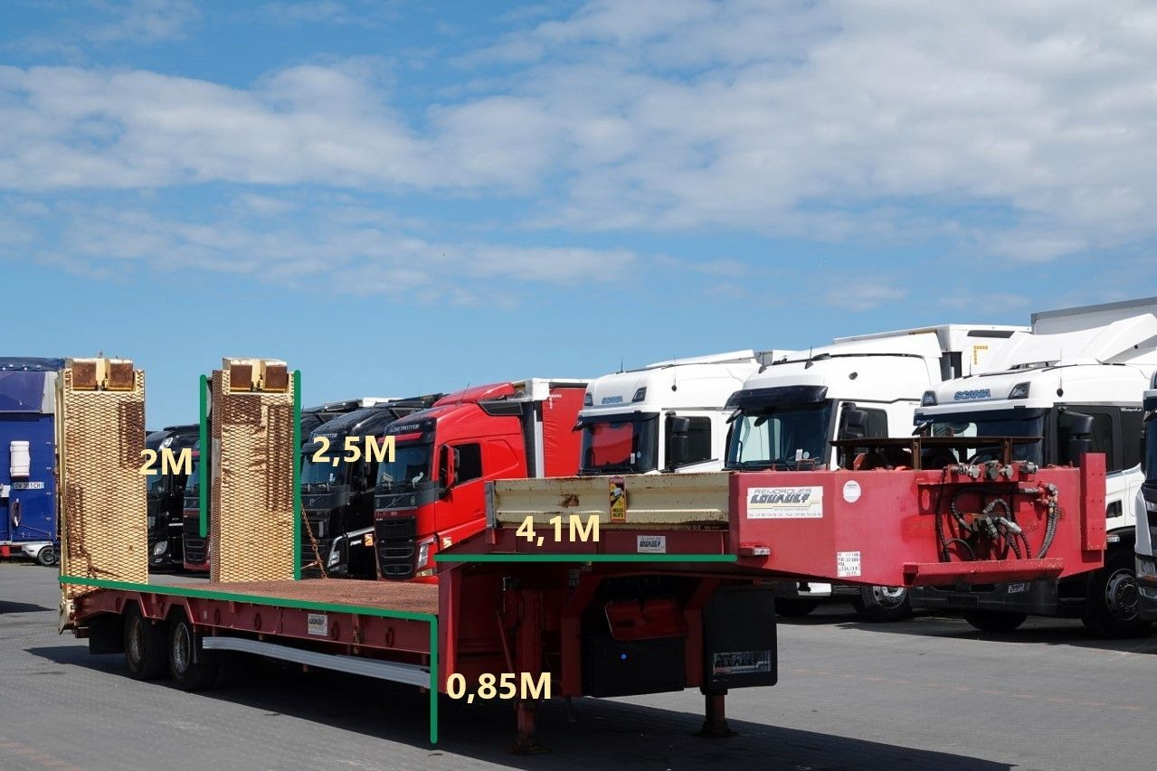 LAWETA NISKOPODWOZIOWA / NAJAZDY HYDRAULICZNE / - Niska poluprikolica za prevoz: slika 2 LAWETA NISKOPODWOZIOWA / NAJAZDY HYDRAULICZNE / - Niska poluprikolica za prevoz: slika 2