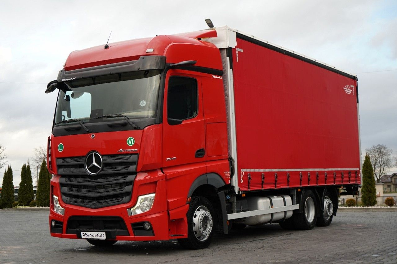 Mercedes-Benz ACTROS / 2545 / SOLÓWKA / 6x2 / I-PARK COOL / - Kamion sa ceradom: slika 1 Mercedes-Benz ACTROS / 2545 / SOLÓWKA / 6x2 / I-PARK COOL / - Kamion sa ceradom: slika 1