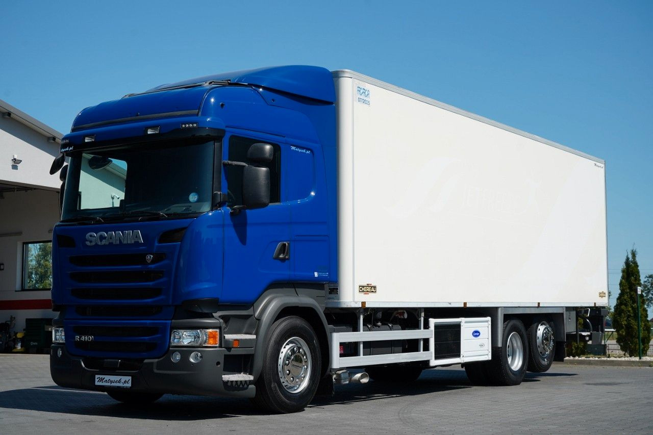 Scania R 410 / 6X2 / CHŁODNIA / SOLÓWKA / Agregat CARRI - Hladnjača: slika 4 Scania R 410 / 6X2 / CHŁODNIA / SOLÓWKA / Agregat CARRI - Hladnjača: slika 4