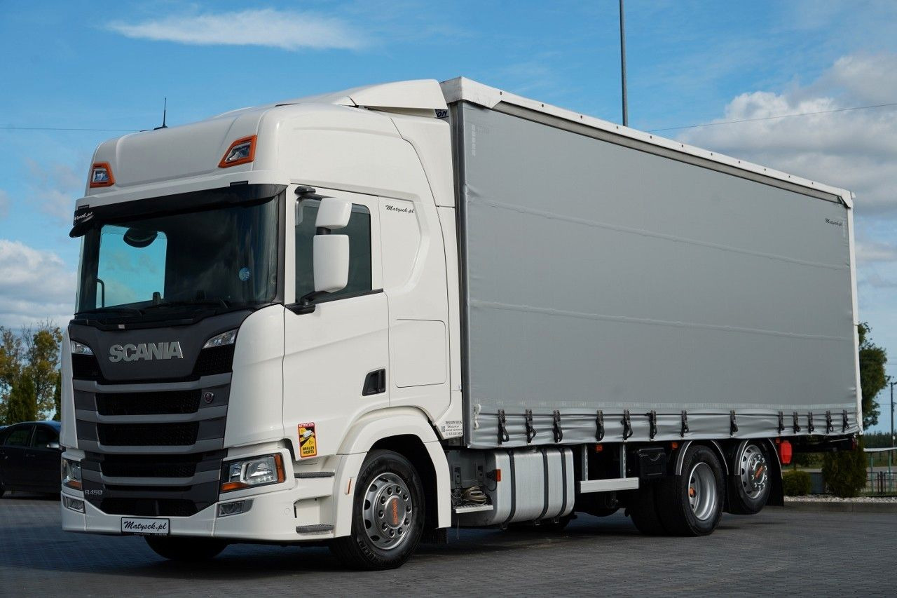 Scania R 450 / MEGA / 6x2 / FIRANKA - 8,2 m / SOLÓWKA / - Kamion sa ceradom: slika 1 Scania R 450 / MEGA / 6x2 / FIRANKA - 8,2 m / SOLÓWKA / - Kamion sa ceradom: slika 1