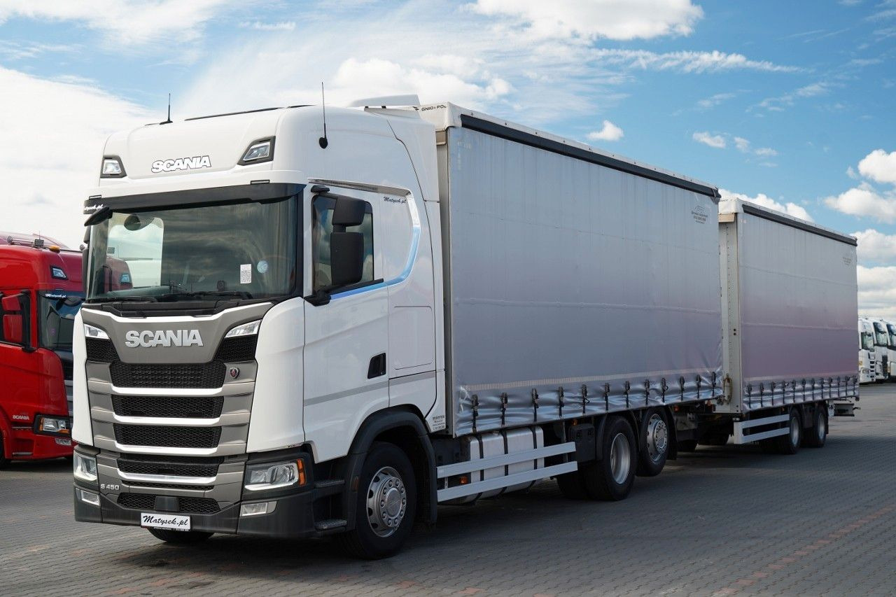 Scania S 450 / ZESTAW TANDEM / 120 M3 / I-PARK COOL Scania S 450 / ZESTAW TANDEM / 120 M3 / PO KONTRAKCIE S - Kamion sa ceradom: slika 4 Scania S 450 / ZESTAW TANDEM / 120 M3 / I-PARK COOL Scania S 450 / ZESTAW TANDEM / 120 M3 / PO KONTRAKCIE S - Kamion sa ceradom: slika 4