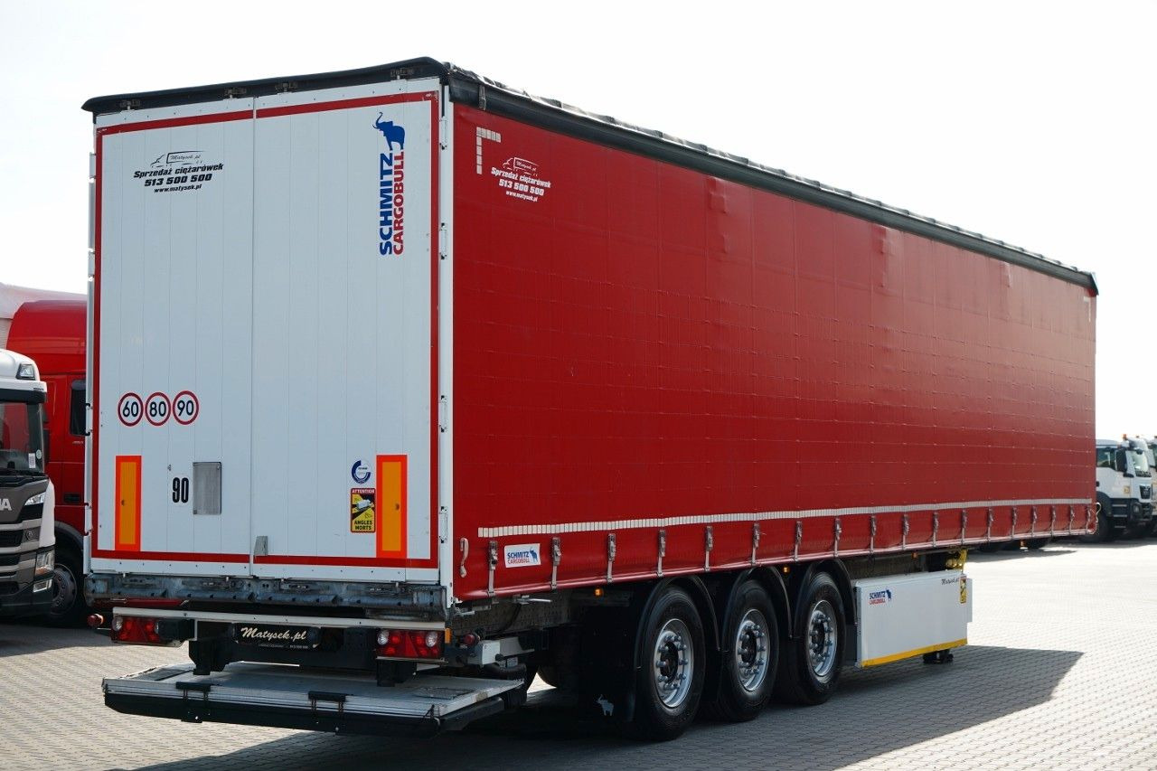 Schmitz Cargobull FIRANKA / STANDARD / 2x OŚ PODNOSZONA / WINDA / - Poluprikolica sa ceradom: slika 4 Schmitz Cargobull FIRANKA / STANDARD / 2x OŚ PODNOSZONA / WINDA / - Poluprikolica sa ceradom: slika 4
