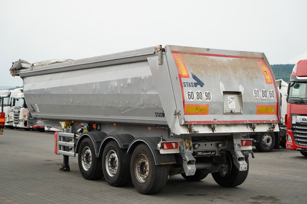 Stas WYWROTKA / 26m3 / ALUMINIOWA / OŚ PONOSZONA / S - Poluprikolica istovarivača: slika 3 Stas WYWROTKA / 26m3 / ALUMINIOWA / OŚ PONOSZONA / S - Poluprikolica istovarivača: slika 3