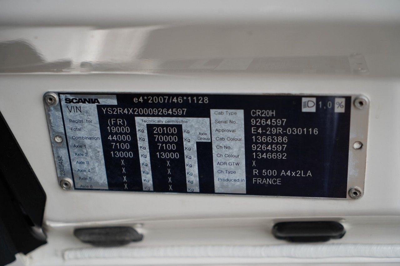 Tegljač Scania R 500 / RETARDER / I-PARK COOL / 2019 / SPROWADZ: slika 18