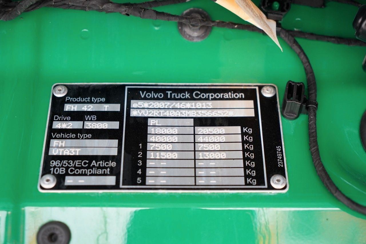 Lizing  Volvo FH 500 / ZESTAW / HYDRAULIKA / RETARDER / I-SAV Volvo FH 500 / ZESTAW / HYDRAULIKA / RETARDER / I-SAV: slika 18