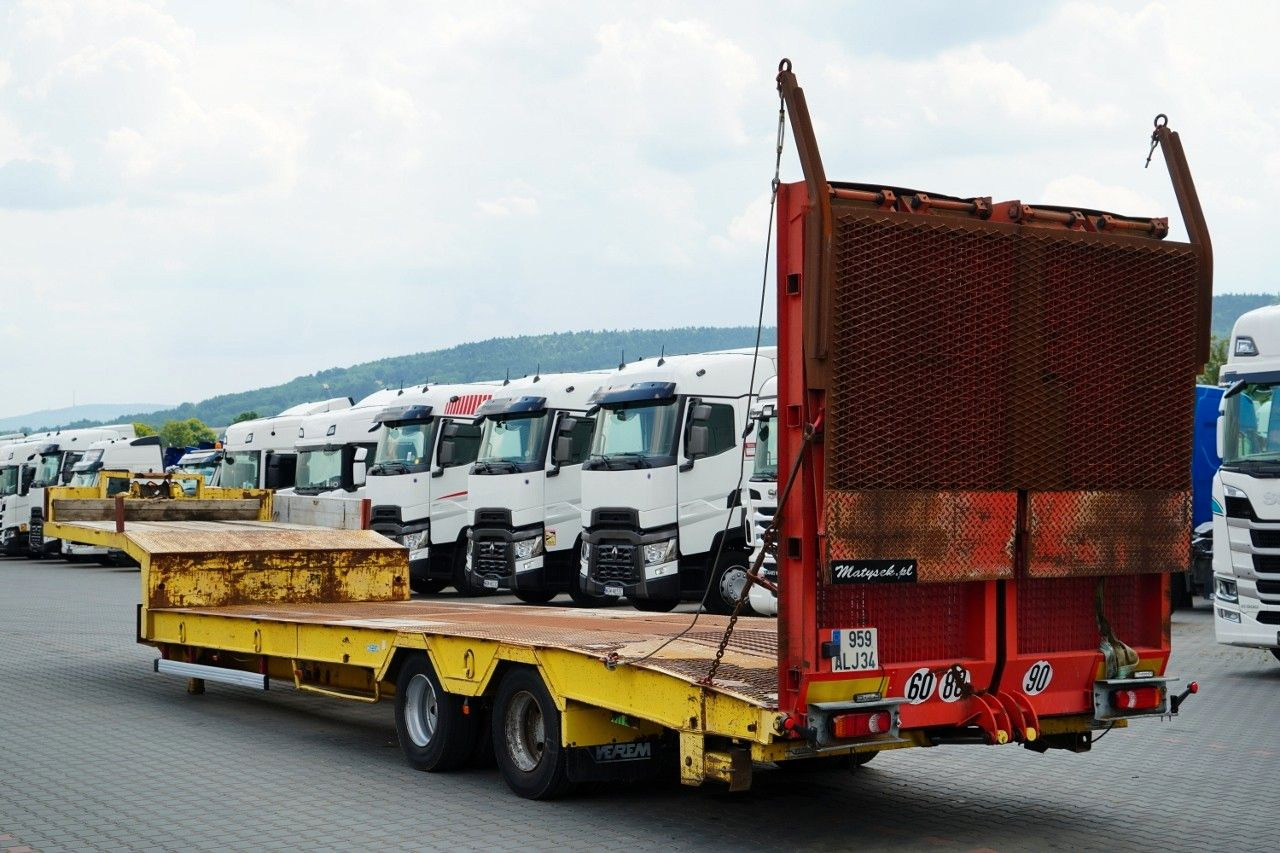 VEREM / NACZEPA LAWETA / NISKOPODWOZIOWA / 13.M - Niska poluprikolica za prevoz: slika 5 VEREM / NACZEPA LAWETA / NISKOPODWOZIOWA / 13.M - Niska poluprikolica za prevoz: slika 5
